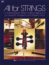 All for Strings Volume 2 Violin string method book cover